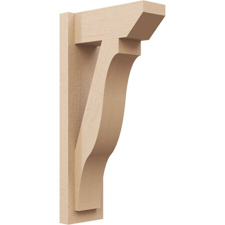 Ekena Millwork 5 1/2-in W x 12-in D x 24-in H Funston Slat Rough Cedar Woodgrain TimberThane Outlooker, Primed Tan OUTUR055X12X24FST24RCPR